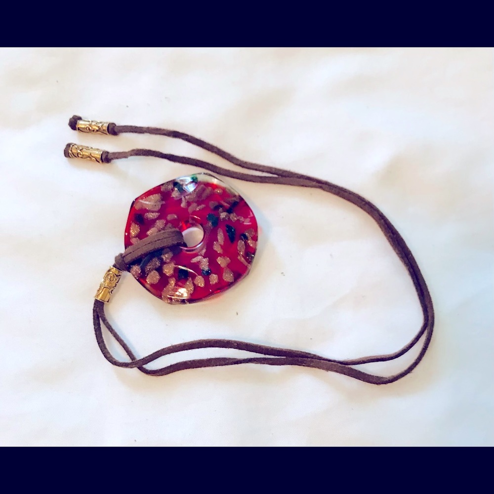 Murano Glass Pendant Necklace